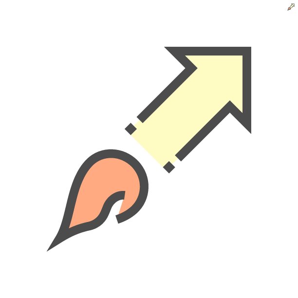 增加减少和箭头矢量图标，48x48像素完美和可编辑的笔触。图片下载