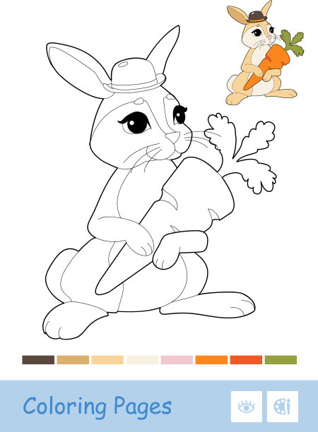 彩色的模板和无色的轮廓图像图片下载