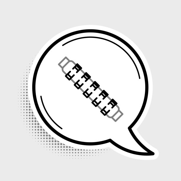 带墨盒图标的子弹带线狩猎图片下载