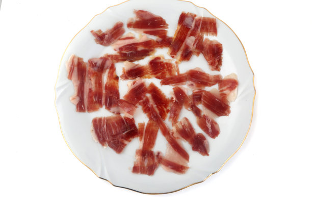 典型的西班牙小吃火腿图片下载