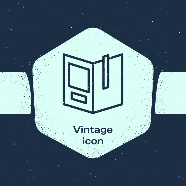 垃圾线打开书图标孤立在蓝色图片下载