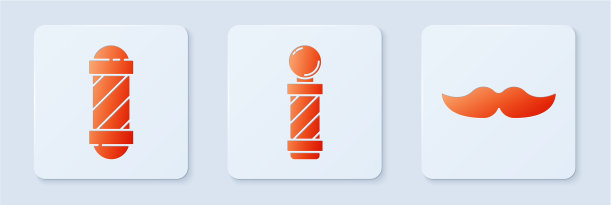 经典理发店设极品经典理发店图片下载