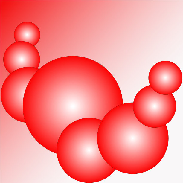 红白球串成一串图片下载