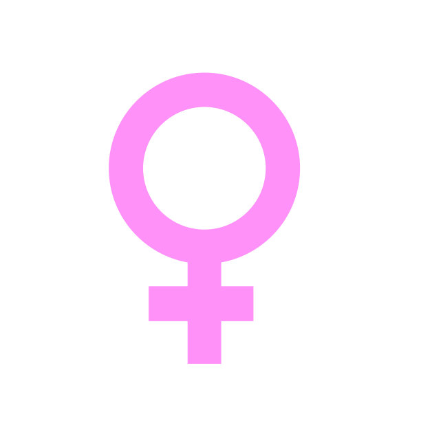 女性维纳斯符号为白色图案图片下载