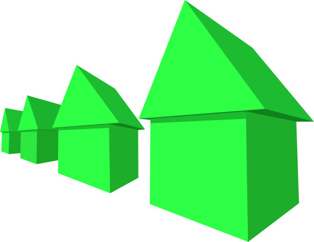 3D温室-图形矢量在透明的背景图片下载