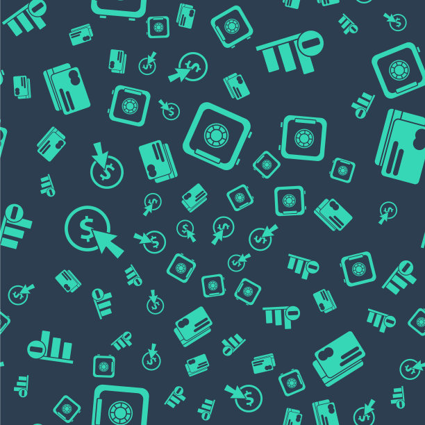 设置安全饼图信息图光标和硬币图片下载