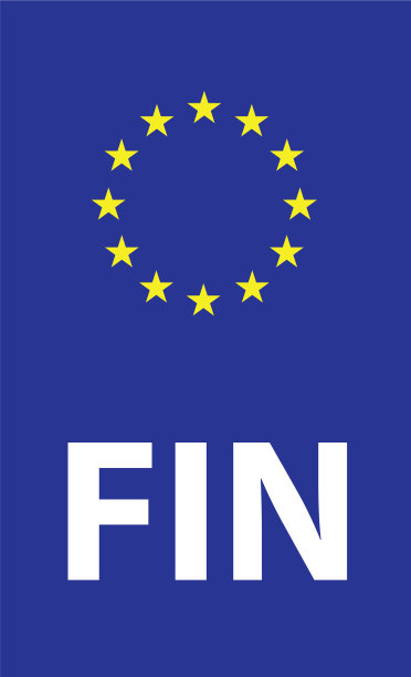 芬兰车牌符号为欧盟图片下载