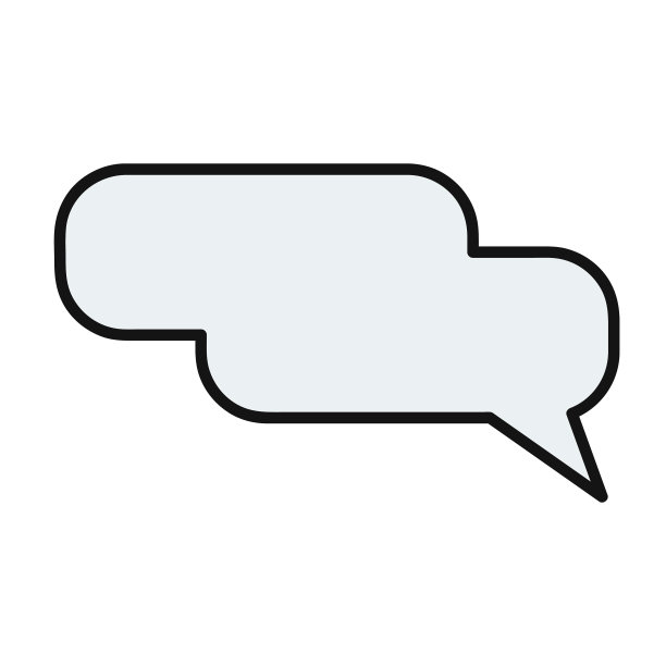 语音气泡为您的设计在白色的卡通图片下载