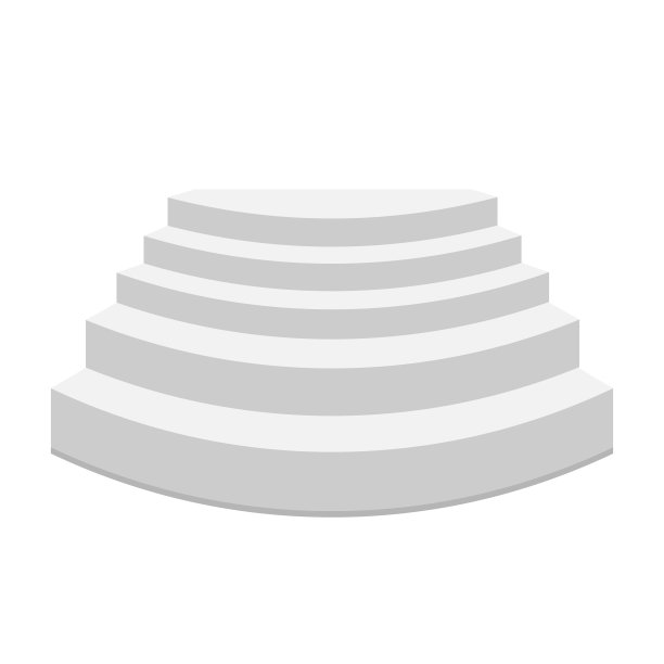 白色楼梯楼梯孤立的3d楼梯图片下载