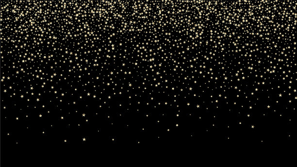 闪闪发光的冬框金银色贵宾飞行图片下载