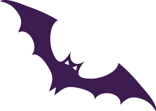 卡通蝙蝠飞平风格图片下载