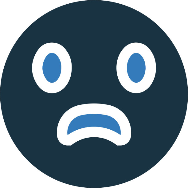 悲伤的情绪负面反馈图标图片下载