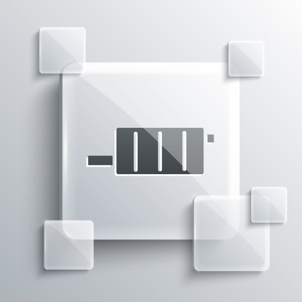 灰色汽车消音器图标孤立在灰色背景图片下载