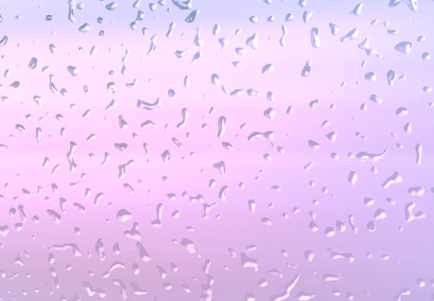 水滴在透明的玻璃上。雨点又落在窗户上了图片下载