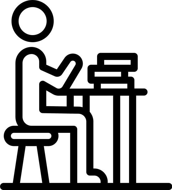 青少年教育图标轮廓风格图片下载