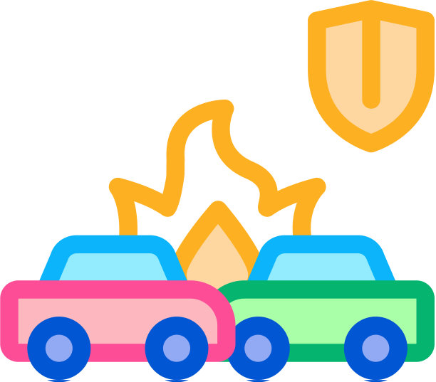 车祸保险图标概要图片下载