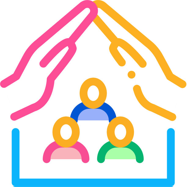 家庭健康保护保险图标图片下载