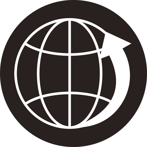 球体世界行星与箭头向上的方块风格图片下载