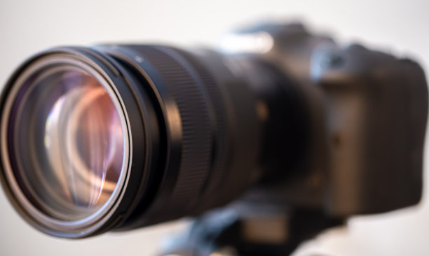 数码相机专业镜头的特写镜头。图片下载