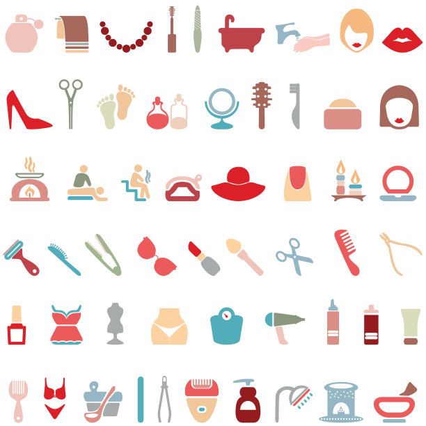 女人的事情。女孩附件图标图片下载