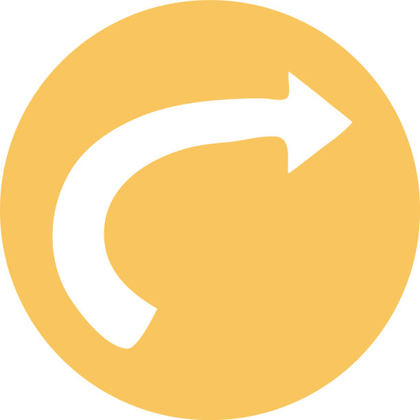 箭头向上和右方向块样式图片下载