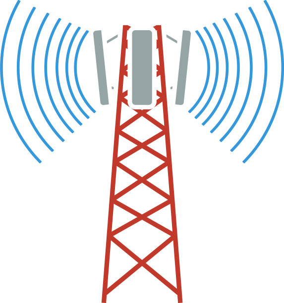 蜂窝广播天线图标图片下载