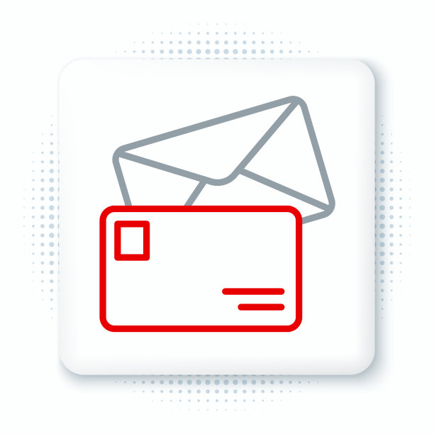 线信封图标孤立在白色背景上图片下载