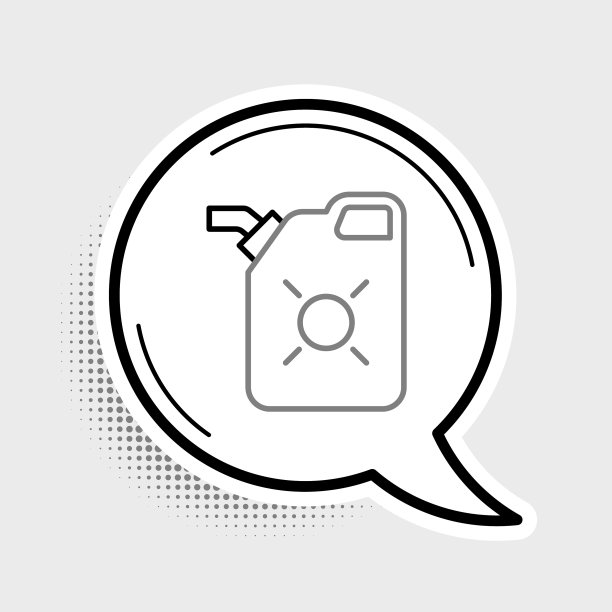 线筒为电机机油图标隔离图片下载