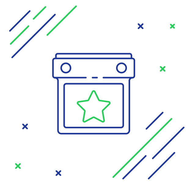 行日历党图标孤立在白色图片下载