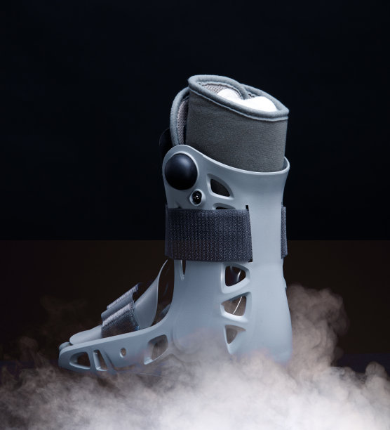 矫形空气支持泵靴支持脚踝，腿，脚支架图片下载