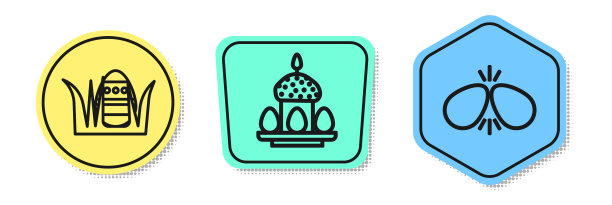 定行复活节彩蛋和复活节蛋糕彩蛋图片下载