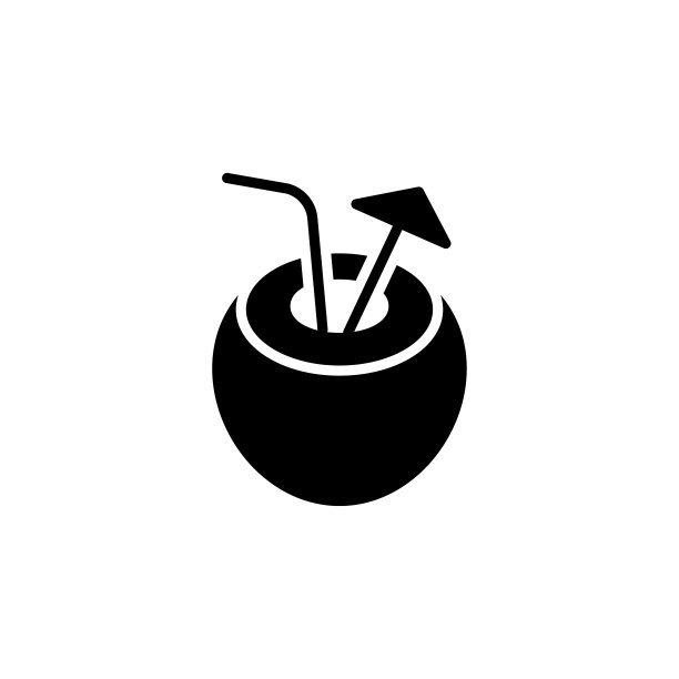 椰子图标矢量设计新潮图片下载