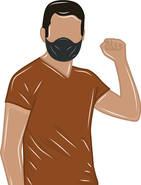 戴口罩的男子图片下载