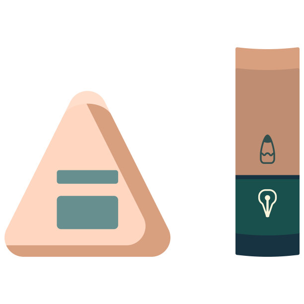 文具橡皮在白色孤立的背景图片下载