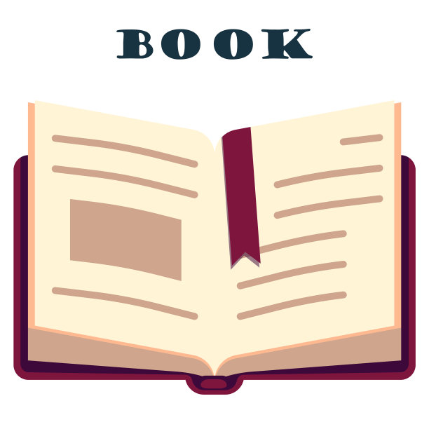 打开书在白色孤立的背景图片下载