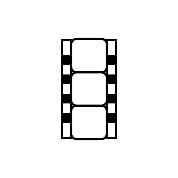 播放视频电影图标设计模板图片下载