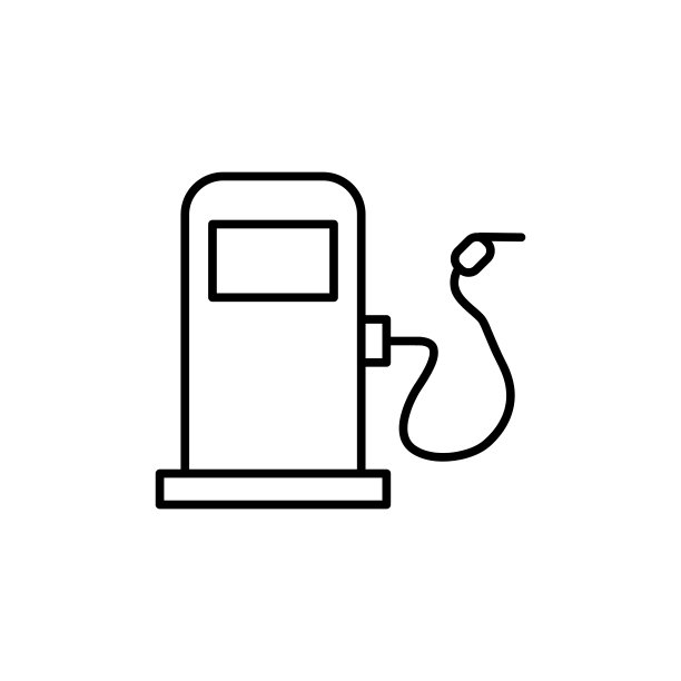 加油站图标设计矢量模板图片下载