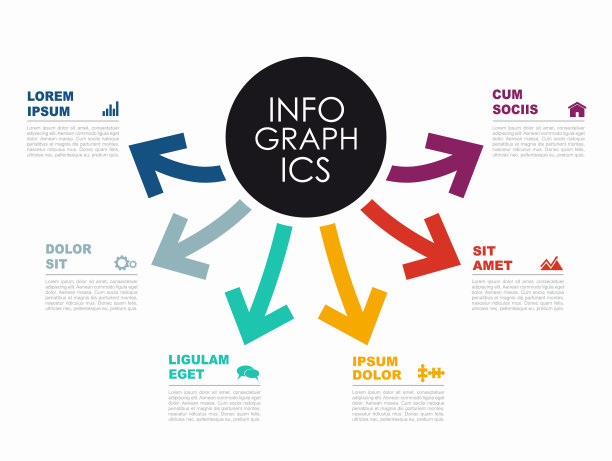 信息图设计模板与地方为您的数据。矢量插图。图片下载