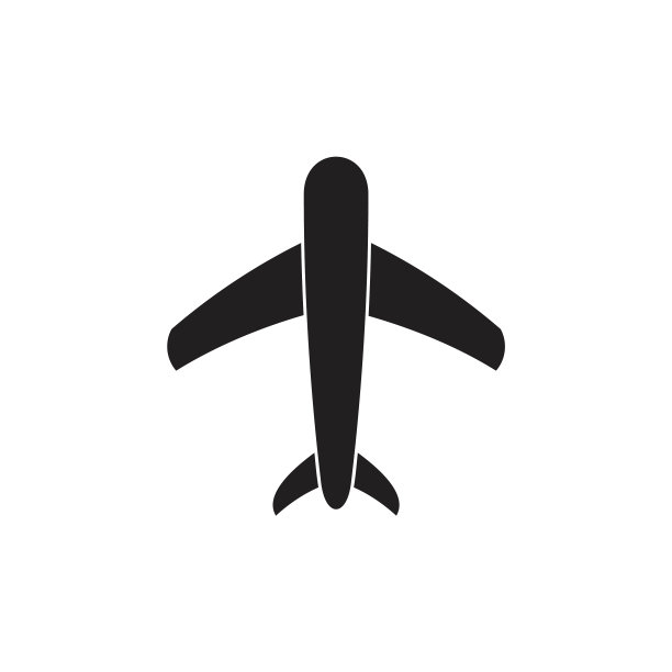 简单可爱的飞机符号图标图片下载