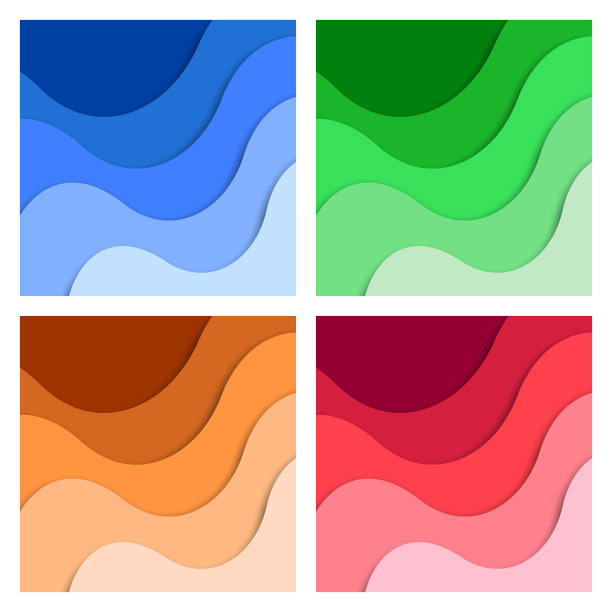 设置3d抽象背景和剪纸形状图片下载