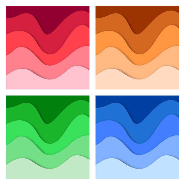 设置3d抽象背景和剪纸形状图片下载