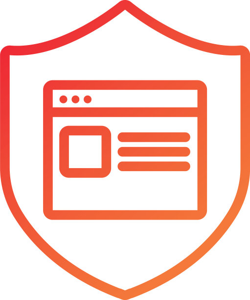 网页模板中的屏蔽渐变样式图标图片下载