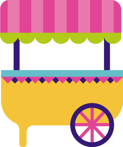 Fair kiosk cart平式图标图片下载