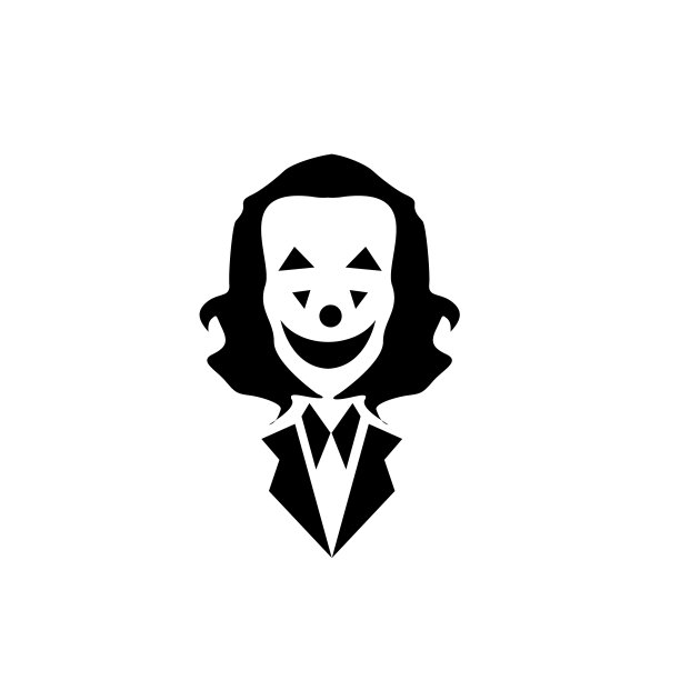 小丑图标设计矢量插图图片下载