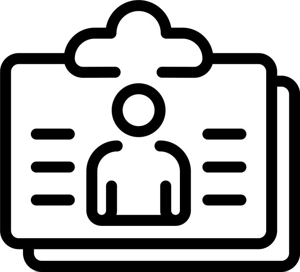 安全徽章图标轮廓样式图片下载