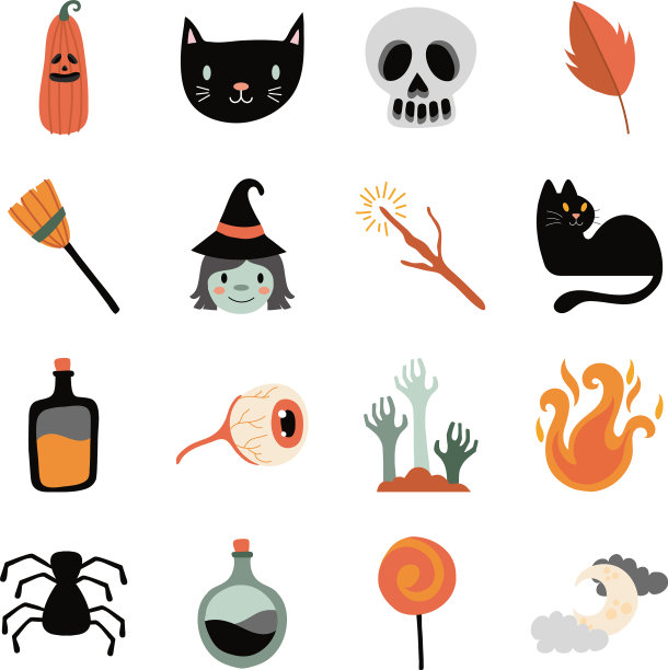 捆绑16万圣节集图标图片下载