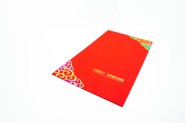 白色背景的中国新年红包图片下载