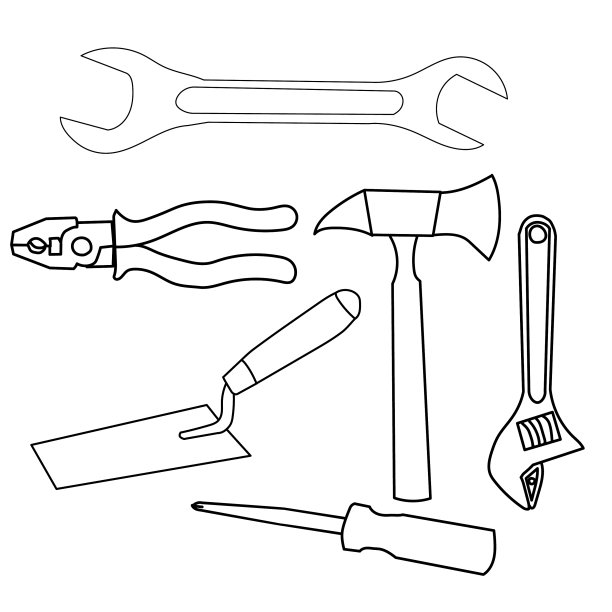 施工工具集草图图片下载