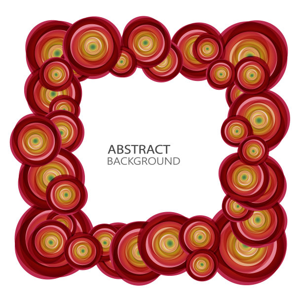 设计横幅，海报。矢量色圈，抽象背景。图片下载