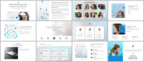 演示设计矢量模板，演示幻灯片的多用途模板，传单，小册子封面设计，信息图表报告。抽象的几何图案。企业形象经营理念。图片下载